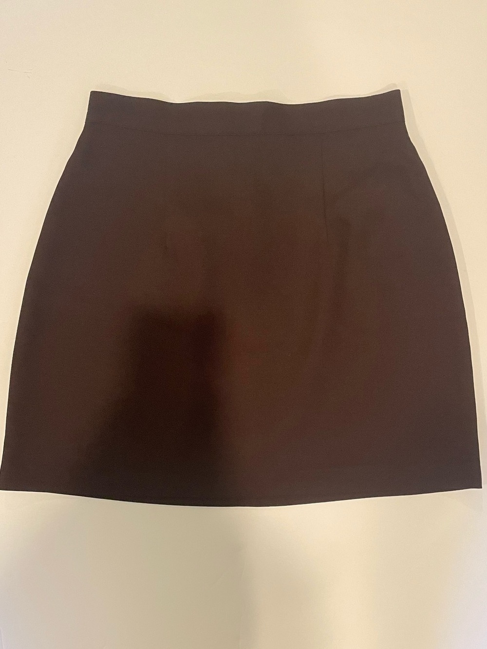 Vintage 90s R-Wear Rampage Chocolate Brown A-Line Mini Skirt Juniors Size 7